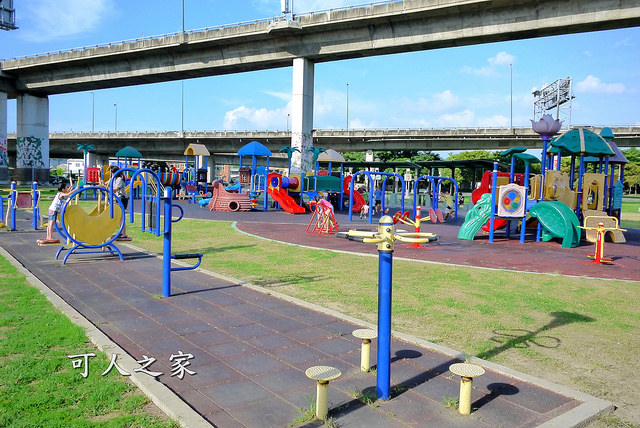 休閒,景觀公園,親子,遊戲區,銀法族,高速公路 @可人之家