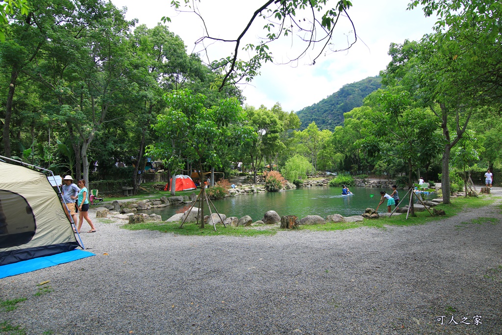 可釣魚、玩沙、玩水、籃球場露營區,沐光山居早餐吃到飽,沐光山居溫泉,沐光山居露營區,溫泉、泳池露營區