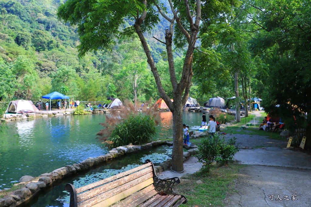 可釣魚、玩沙、玩水、籃球場露營區,沐光山居早餐吃到飽,沐光山居溫泉,沐光山居露營區,溫泉、泳池露營區