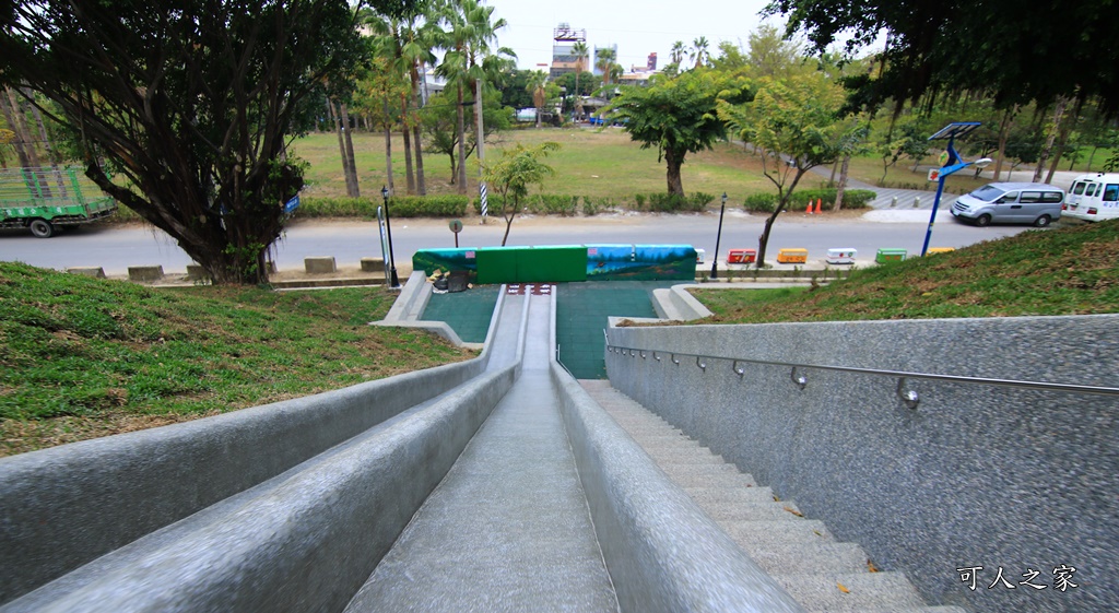 921震災紀念公園,台中太平景點,太平景點彩繪,太平磨石子溜滑梯