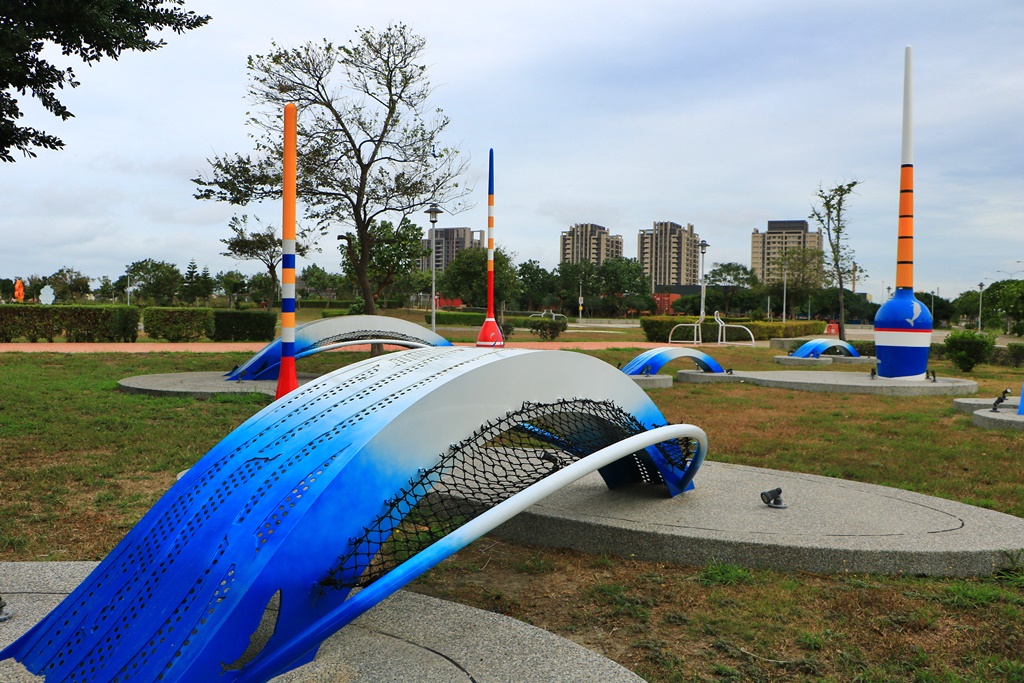 台中地景3D彩繪,頂魚寮公園