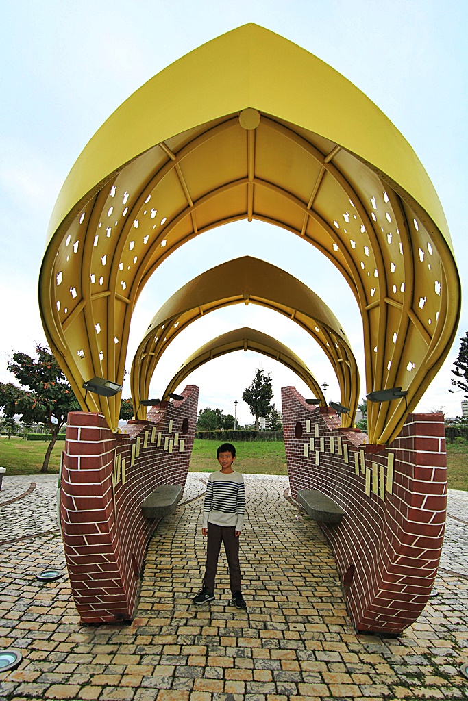 台中地景3D彩繪,頂魚寮公園