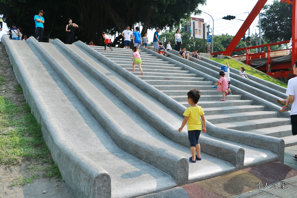 螺石公園(高灘地景觀磨石溜滑梯),西螺大橋廣場,西螺大橋親水公園