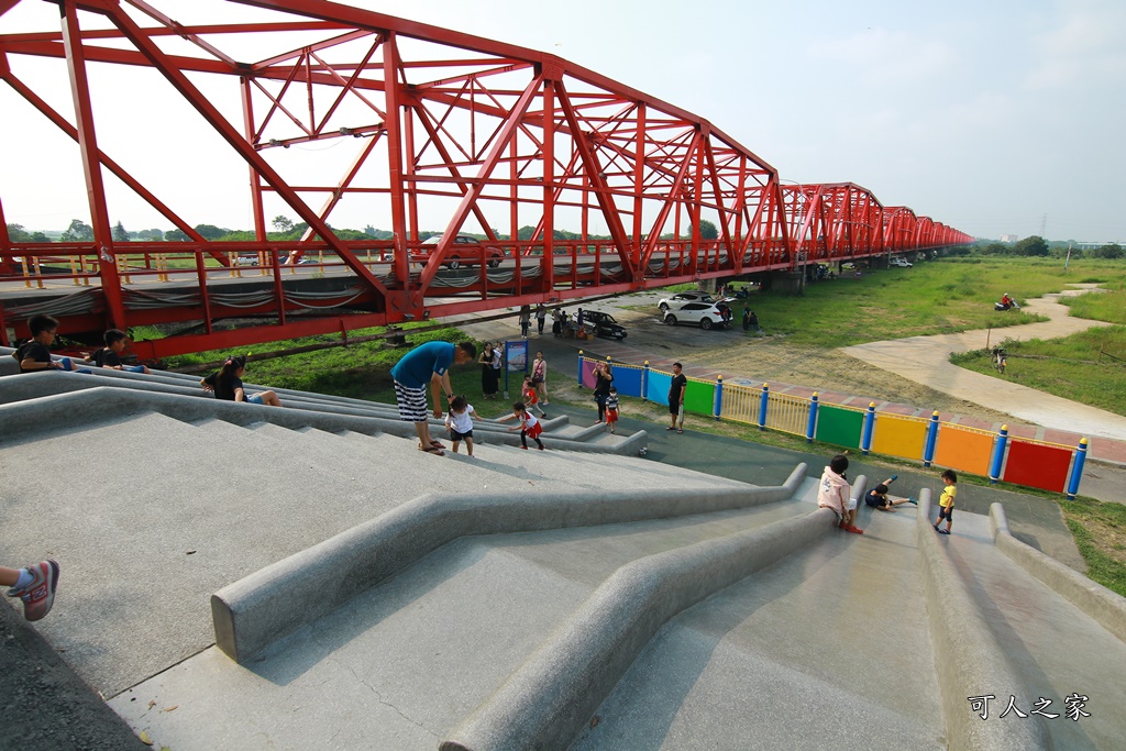 螺石公園(高灘地景觀磨石溜滑梯),西螺大橋廣場,西螺大橋親水公園