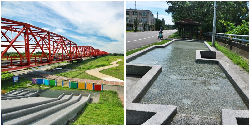 螺石公園(高灘地景觀磨石溜滑梯),西螺大橋廣場,西螺大橋親水公園 @可人之家