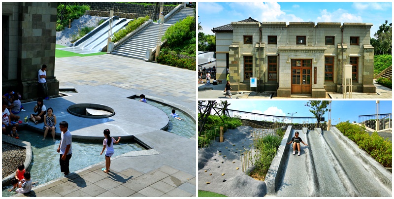 延伸閱讀：新竹景點）水道取水口展示館/三線道溜滑梯、攀岩、戲水池/室內景點吹冷氣/溜小孩親子遊