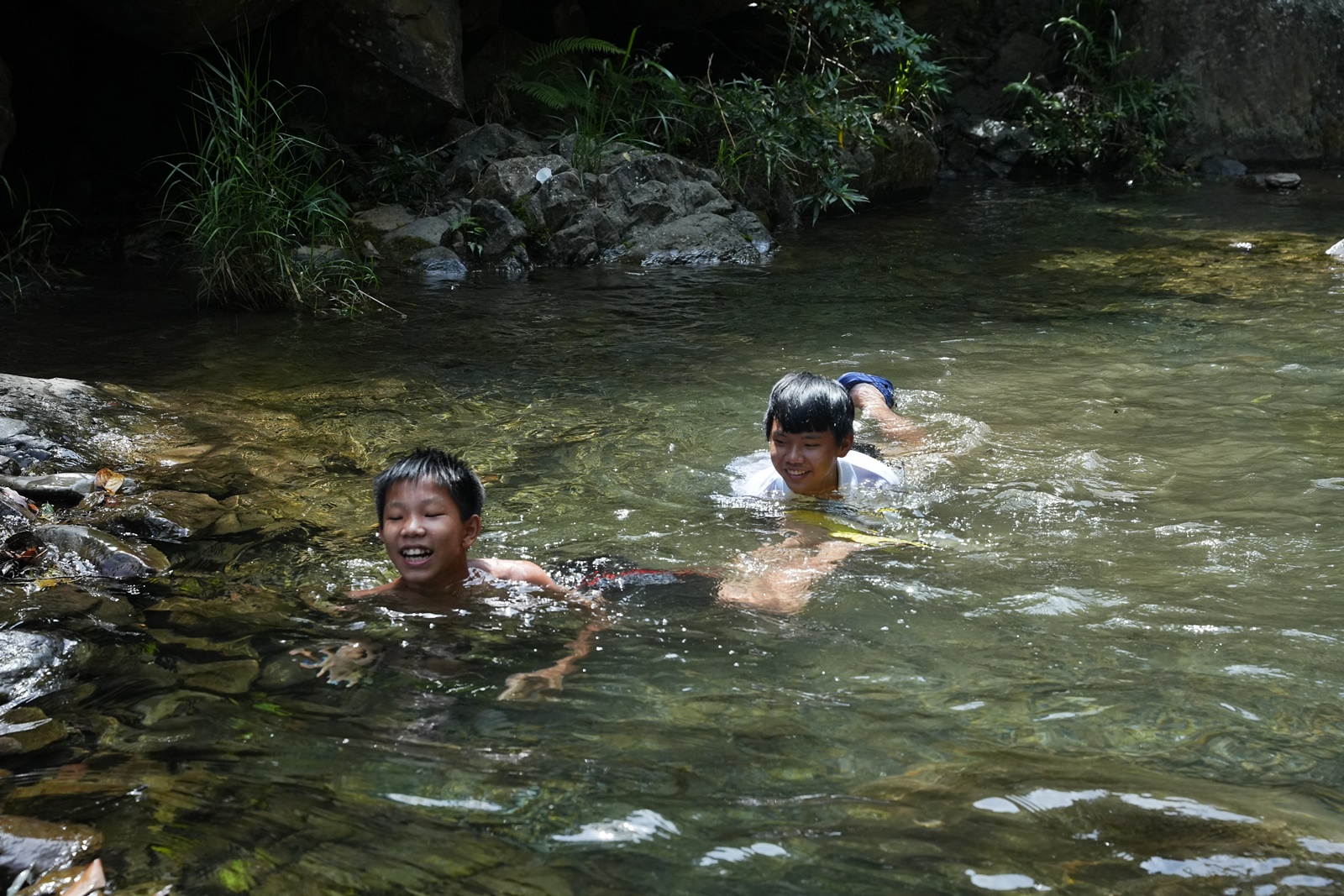 冬瓜山瀑布,苗栗戲水