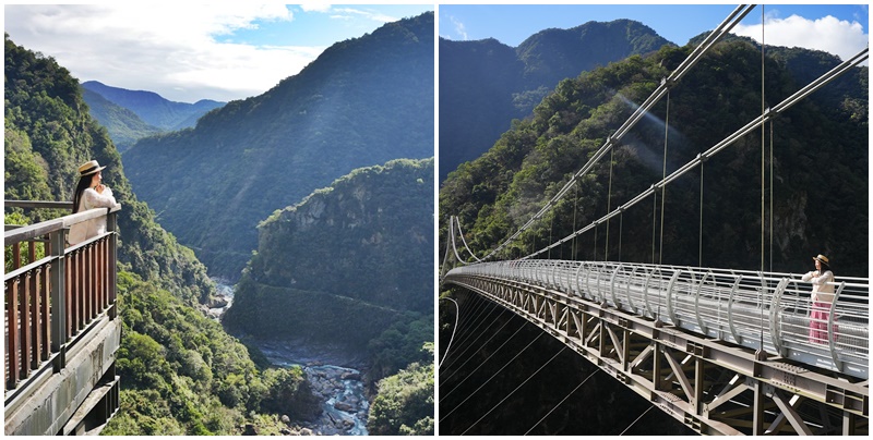 太魯閣工藝展示館,布洛灣吊橋(山月吊橋）,高山美景 @可人之家