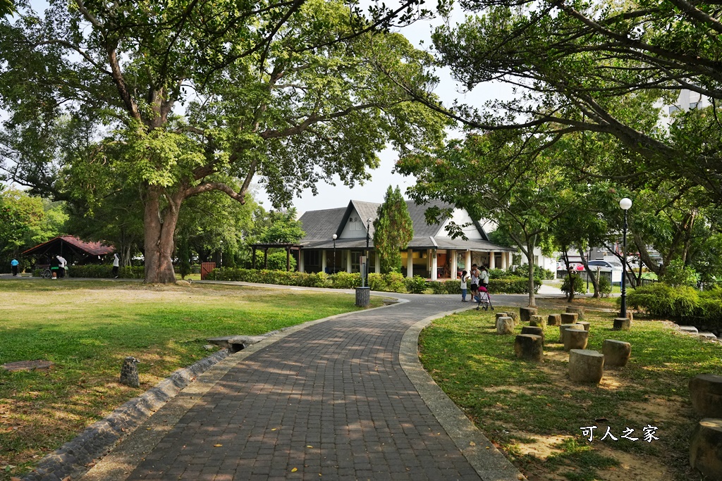 南投市中山公園,南投特色遊戲場,露營風特色遊戲設施