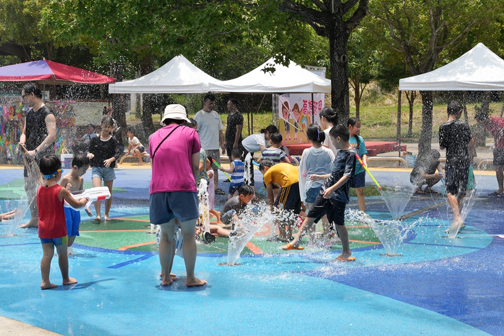 中科公園戲水區,台中潭雅神綠園道