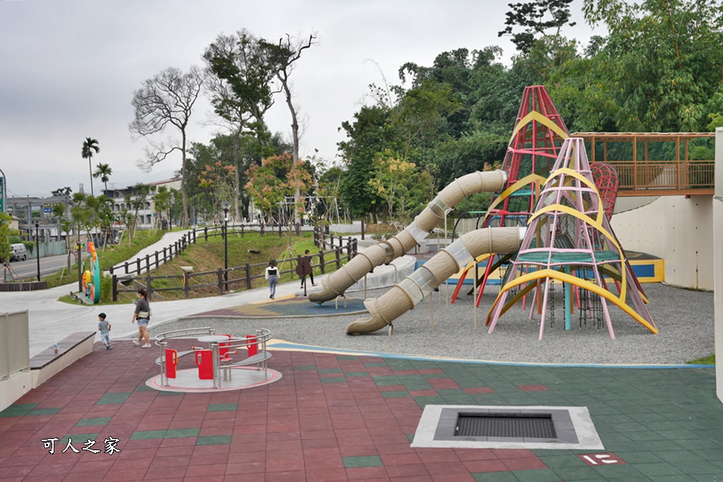 南投特色共融公園,南投竹山新公園,竹夢親子共融公園,竹山竹筍雙塔正式啟用