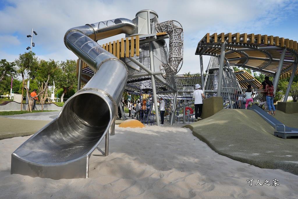 32米雙軌滑索,台中中央公園,飛行美樂地特色遊戲場