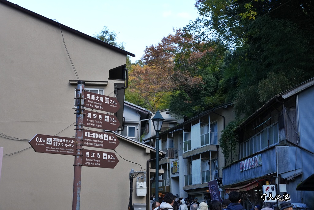 大阪箕面瀑布,大阪自由行,大阪賞楓景點,拍照打卡,日本秋季旅遊,楓葉見頃,瀧安寺紅橋,炸楓葉,箕面瀑布交通,箕面瀑布步道,賞楓攻略