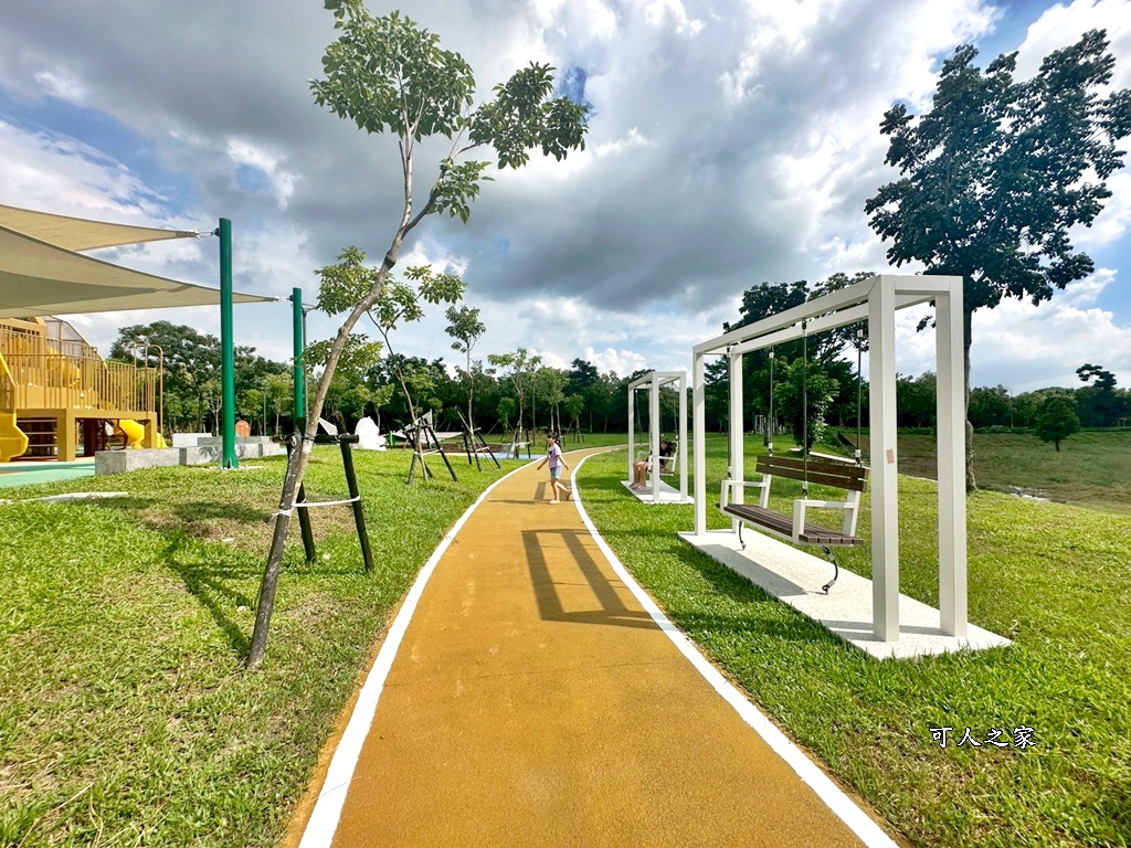 免費公園,彰化親子景點,溜滑梯,滑索,熊趣米公園,田中公園,親子放電,遛小孩