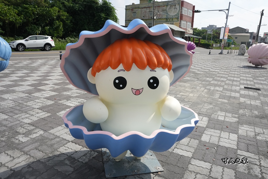 免費景點,可愛公仔,台西打卡點,台西旅遊,台西順遊,網美景點,蚵貝寶寶,親子旅遊,雲林一日遊,雲林台西小Q公仔,雲林景點