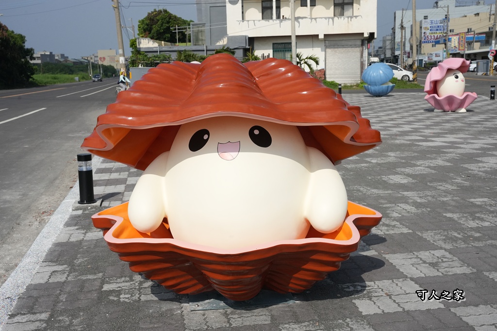 免費景點,可愛公仔,台西打卡點,台西旅遊,台西順遊,網美景點,蚵貝寶寶,親子旅遊,雲林一日遊,雲林台西小Q公仔,雲林景點