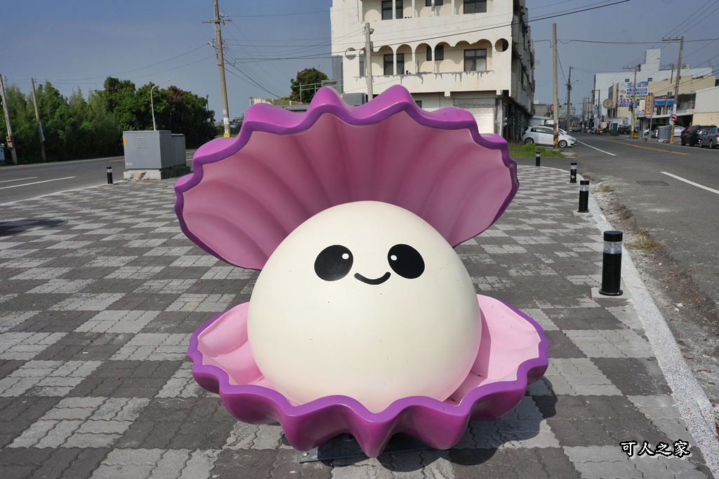 免費景點,可愛公仔,台西打卡點,台西旅遊,台西順遊,網美景點,蚵貝寶寶,親子旅遊,雲林一日遊,雲林台西小Q公仔,雲林景點