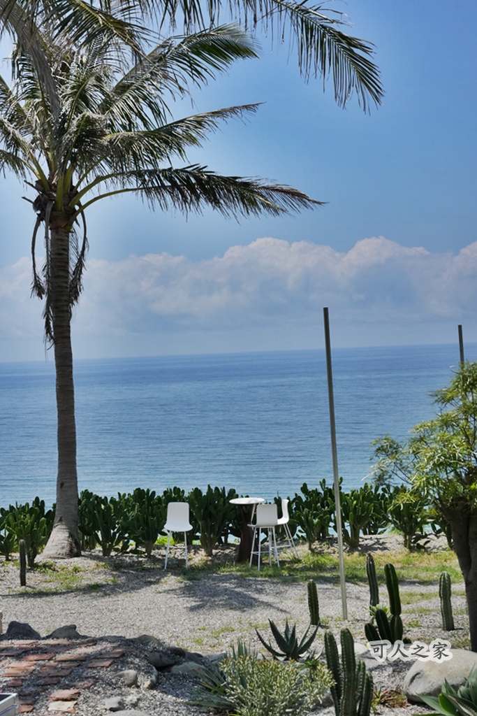 台東新景點【海邊有刺】仙人掌秘境海景第一排!眺望陸連島、悠閒喝咖啡超chill~ @可人之家 @可人之家