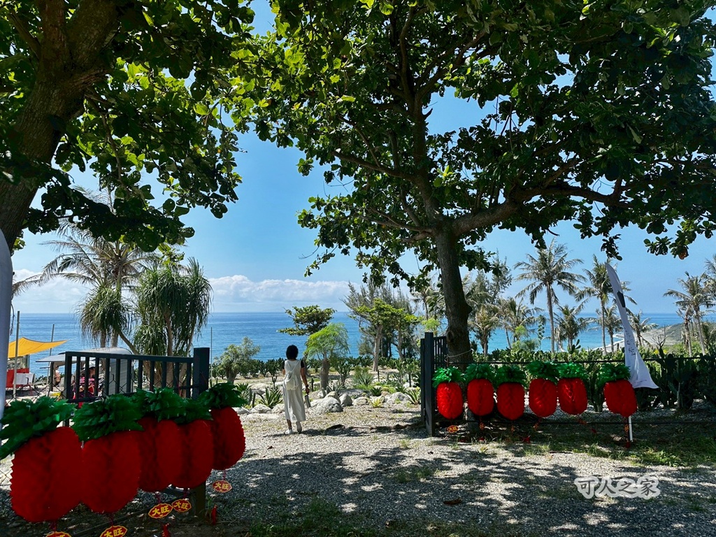 台東新景點【海邊有刺】仙人掌秘境海景第一排!眺望陸連島、悠閒喝咖啡超chill~ @可人之家 @可人之家